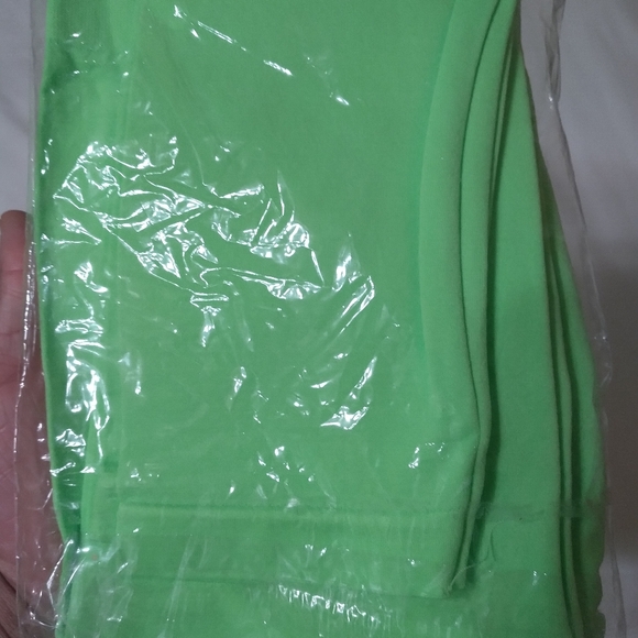 WOMEN NWT MOPAS LIME GREEN LEGGINGS - Picture 8 of 8